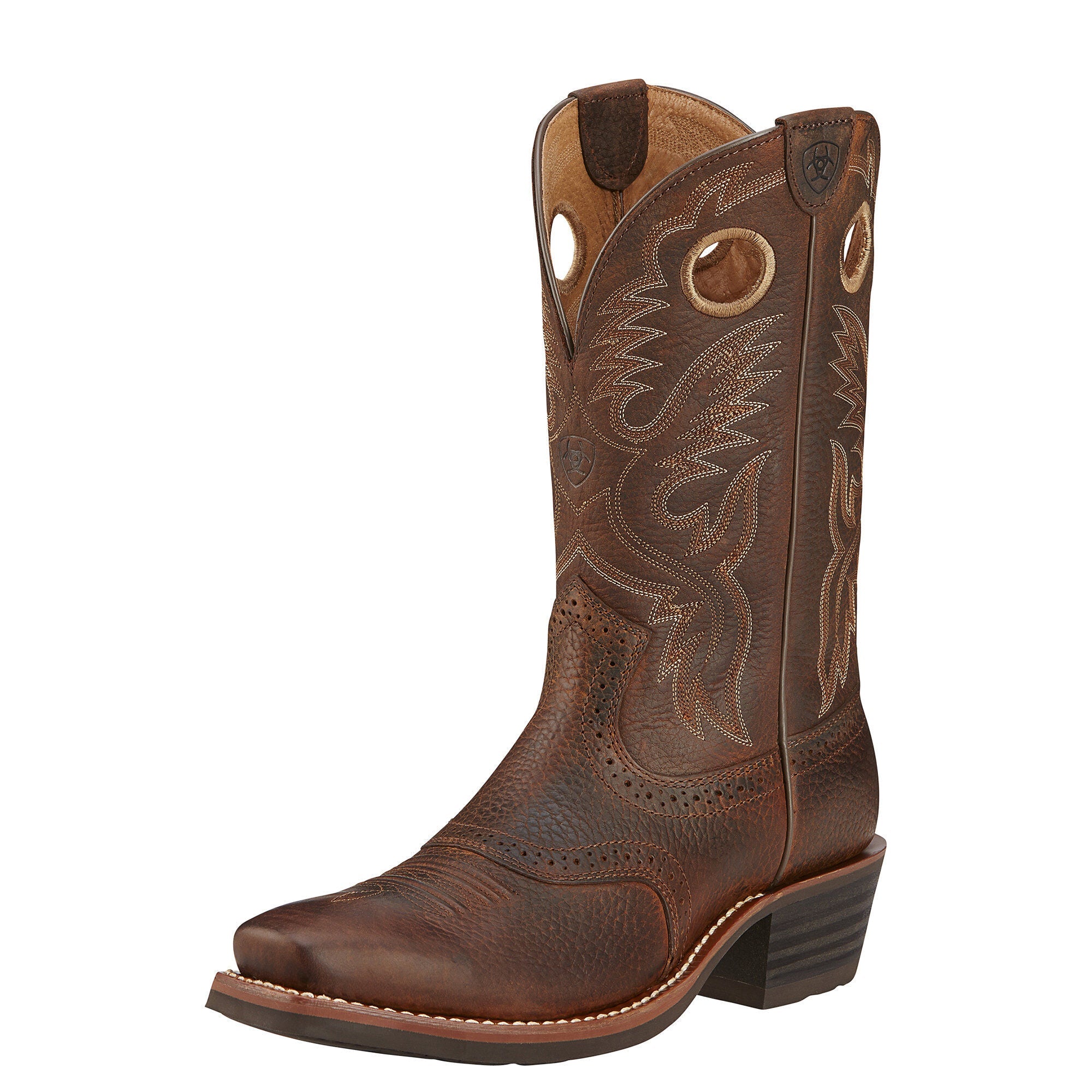 ARIAT Men's Heritage Roughstock Boot - Brown Oiled Rowdy