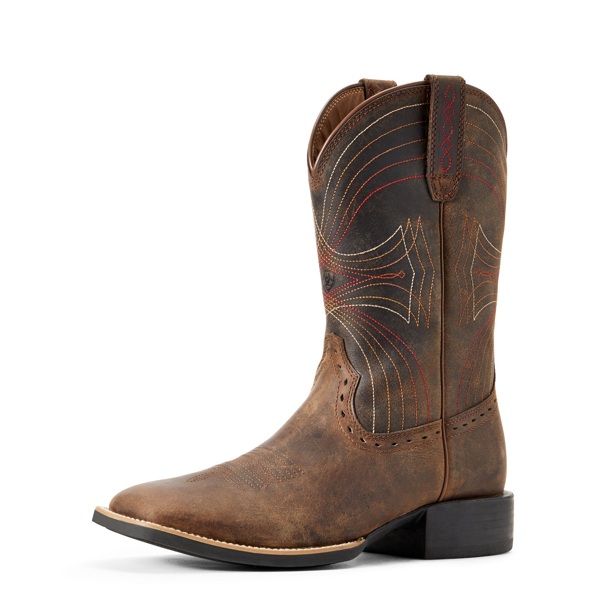 ARIAT Men's Sport Wide Square Toe Boot - Distressed Brown