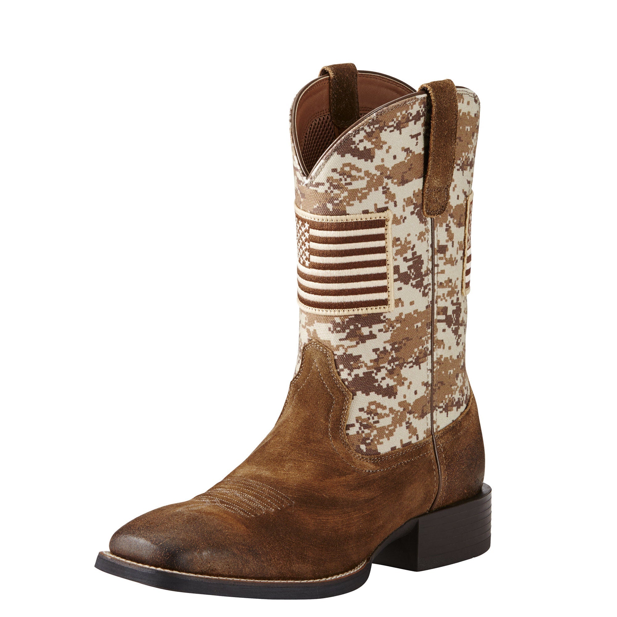 ARIAT Men's Sport Patriot - Antique Mocha/Sand Camo