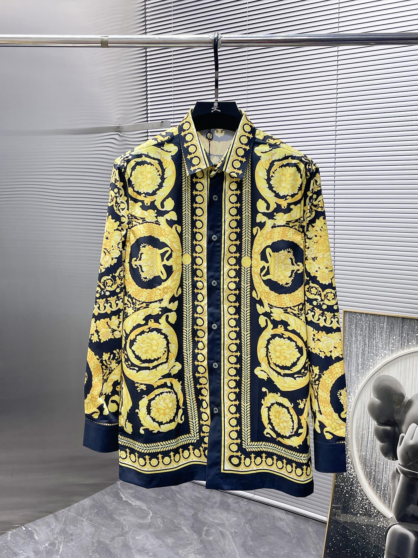 VS Printed Silk Twill Shirt 1826052811