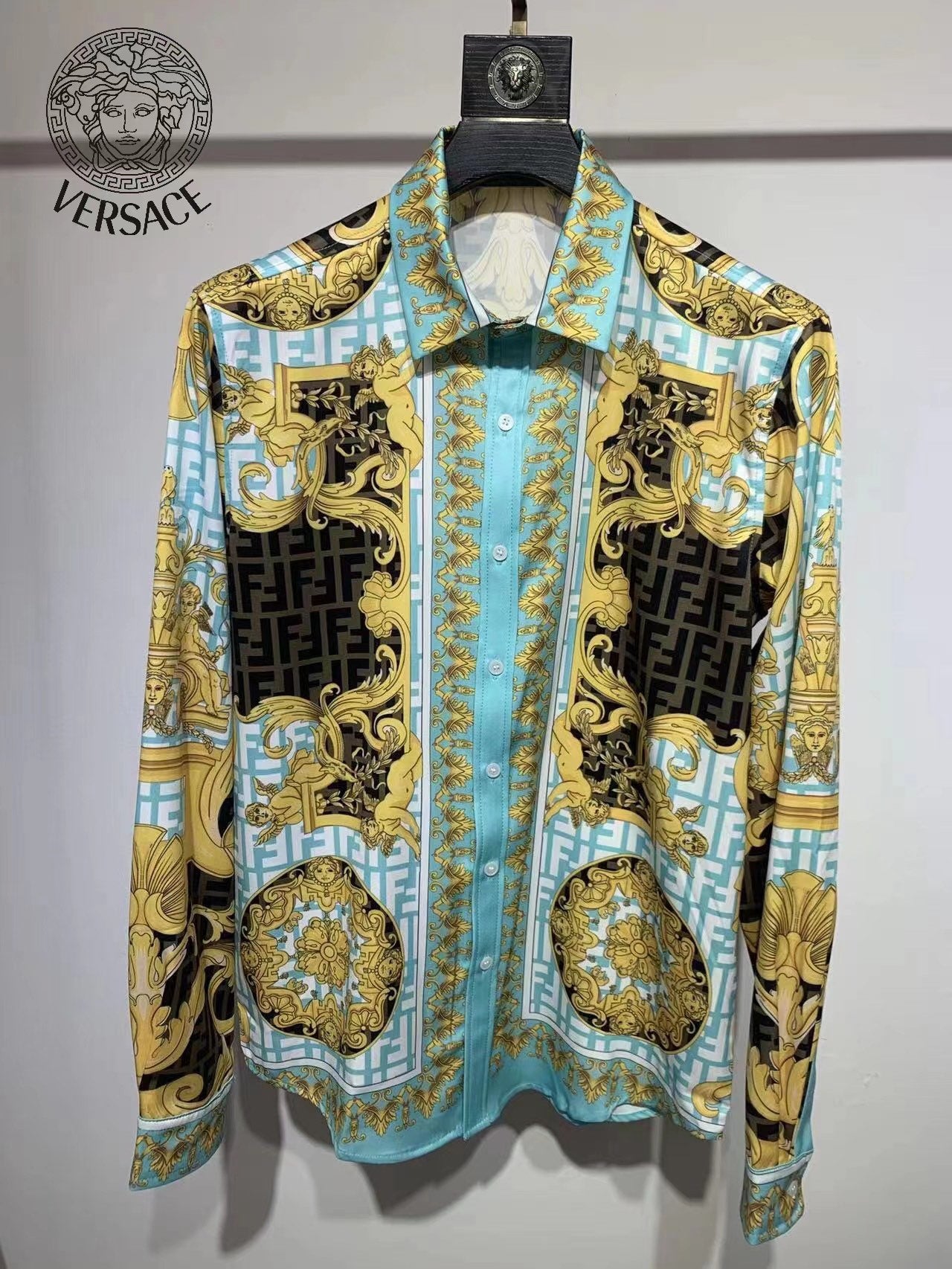 VS Printed Silk Twill Shirt 1826061703