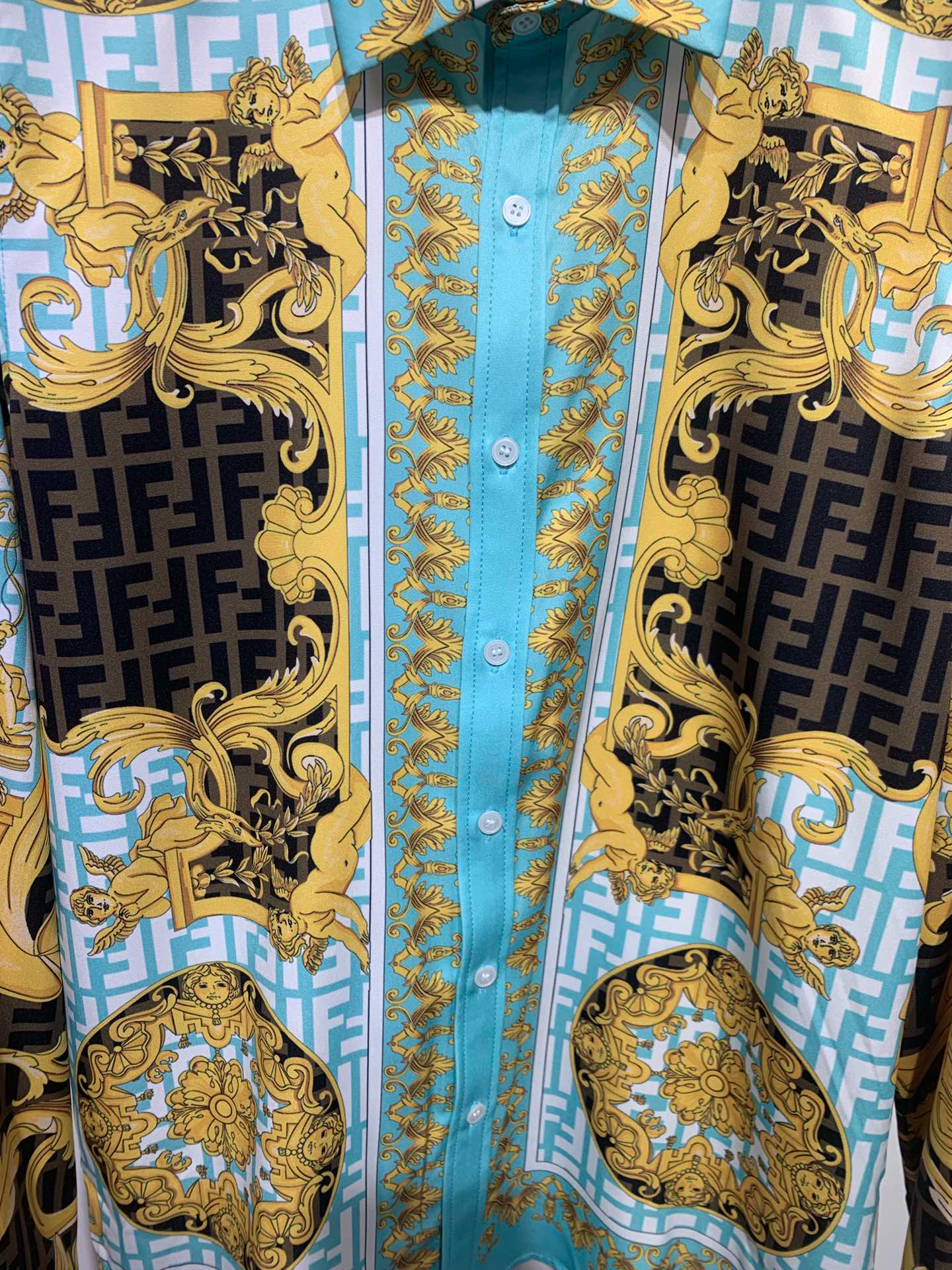 VS Printed Silk Twill Shirt 1826061703