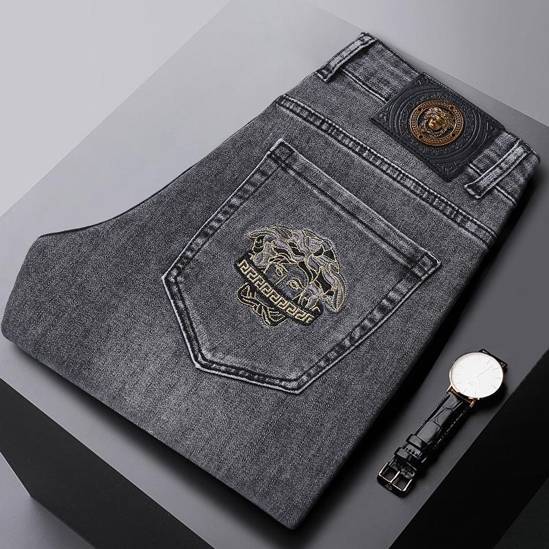 New embroidered denim trousers 1024022109