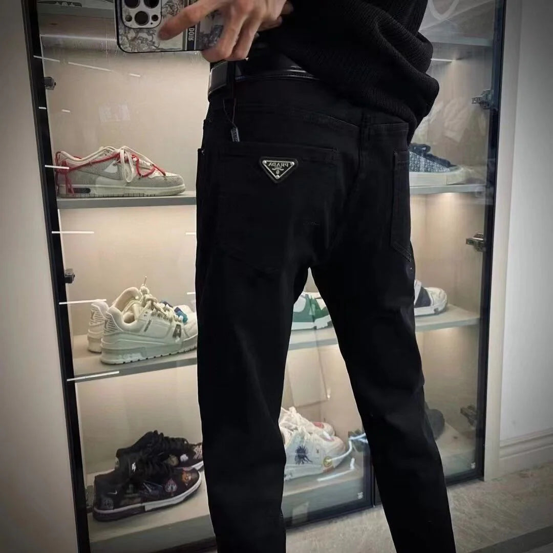 Spring And Summer New Triangle Standard Jeans 1024060608