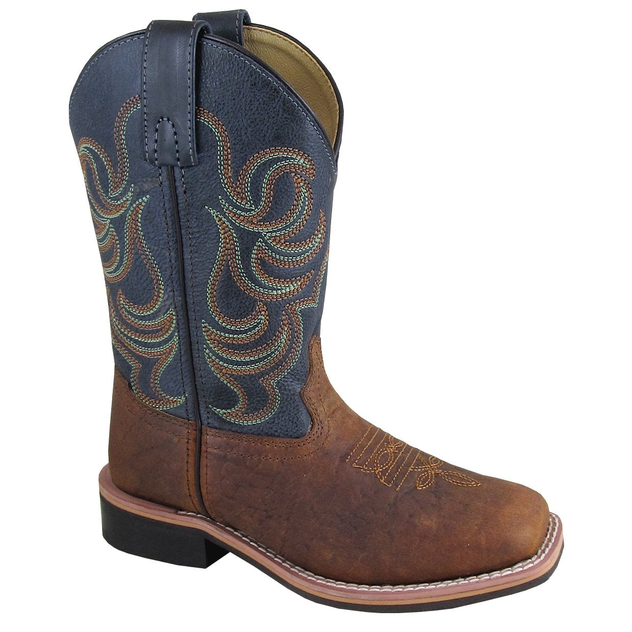 Smoky Mountain Children's Jesse Brown/Navy Cowboy Boot