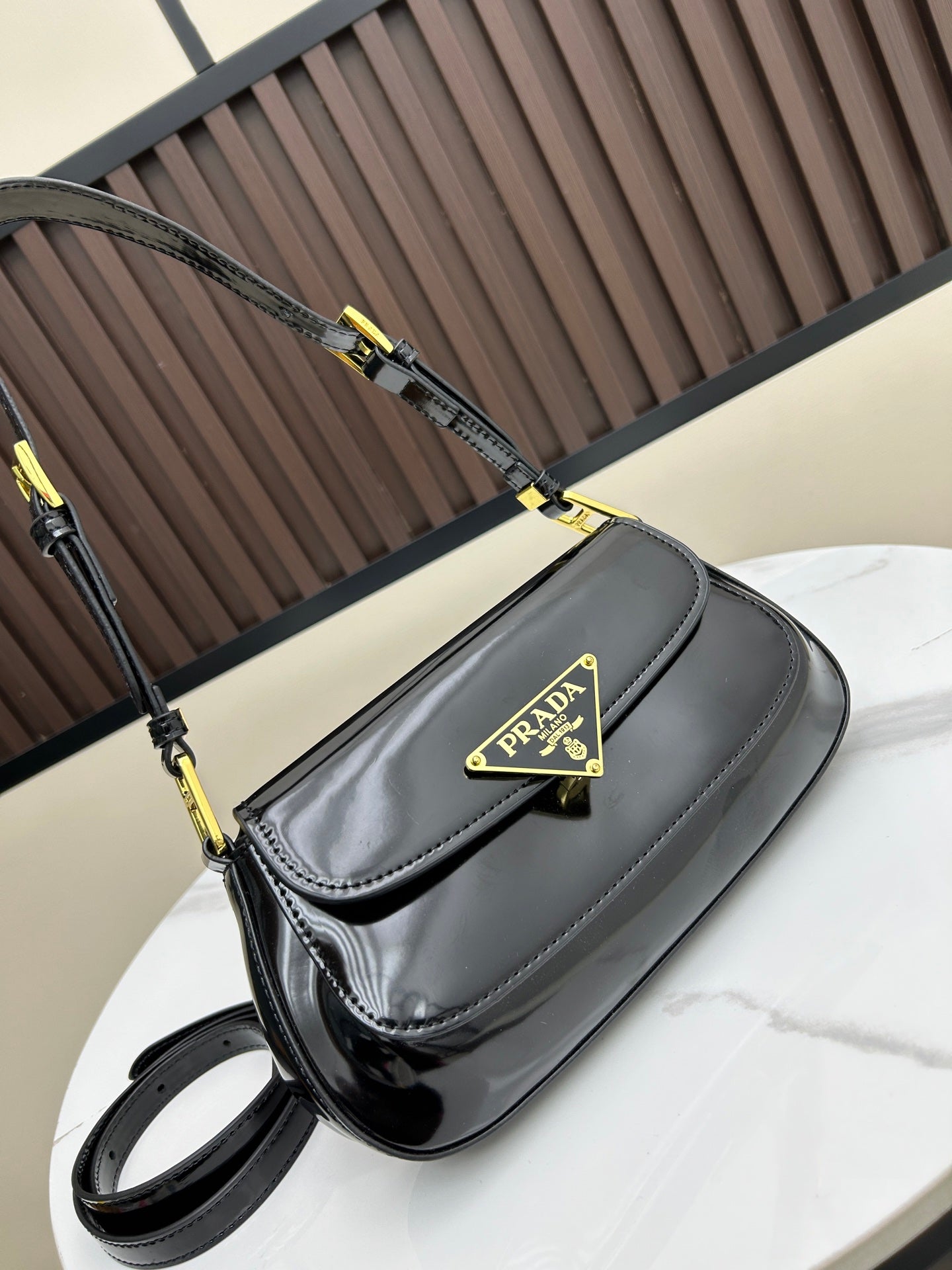 PR Leather Underarm Bag 1825070304