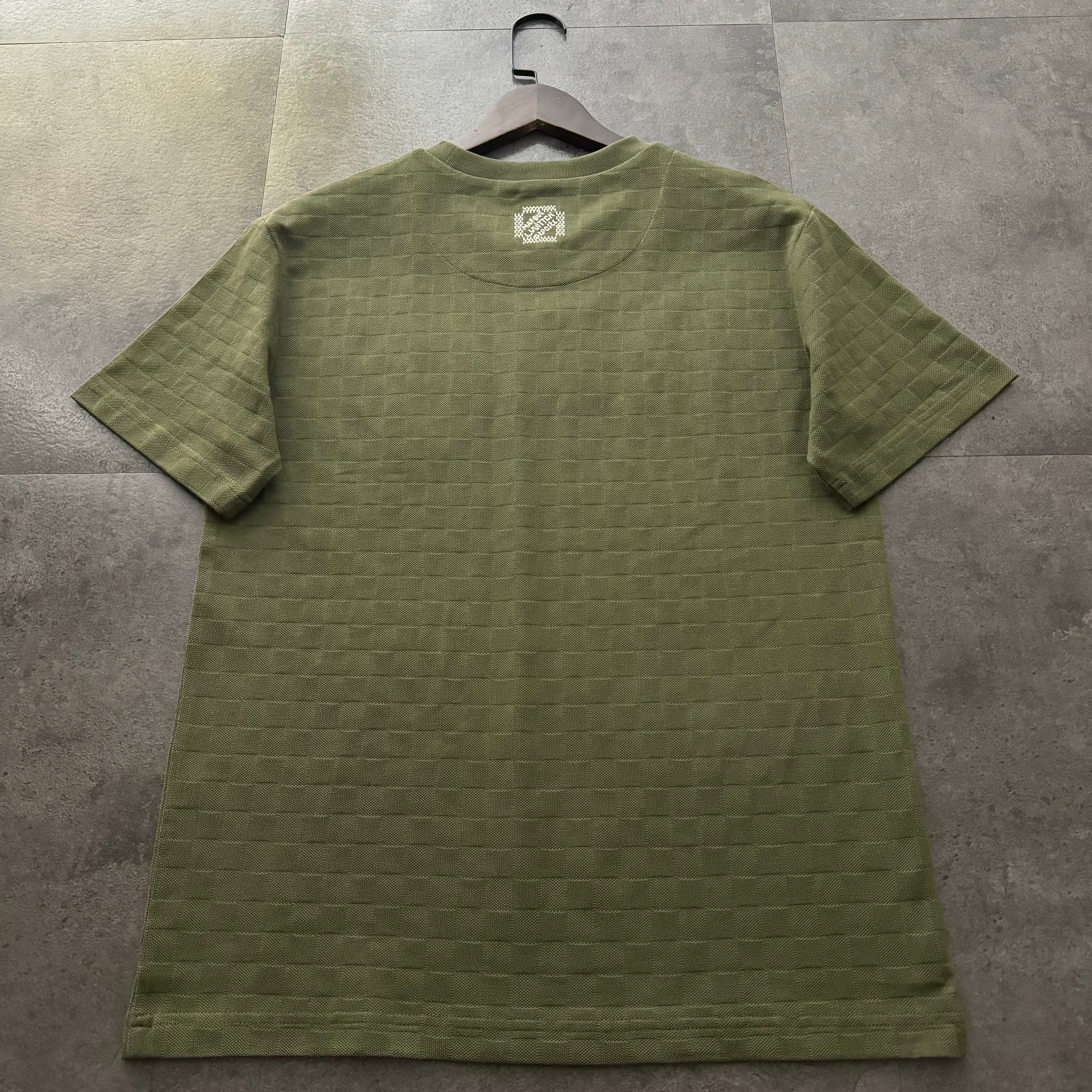 VV Chess jacquard + small logo embroidery T-shirt 1825041706