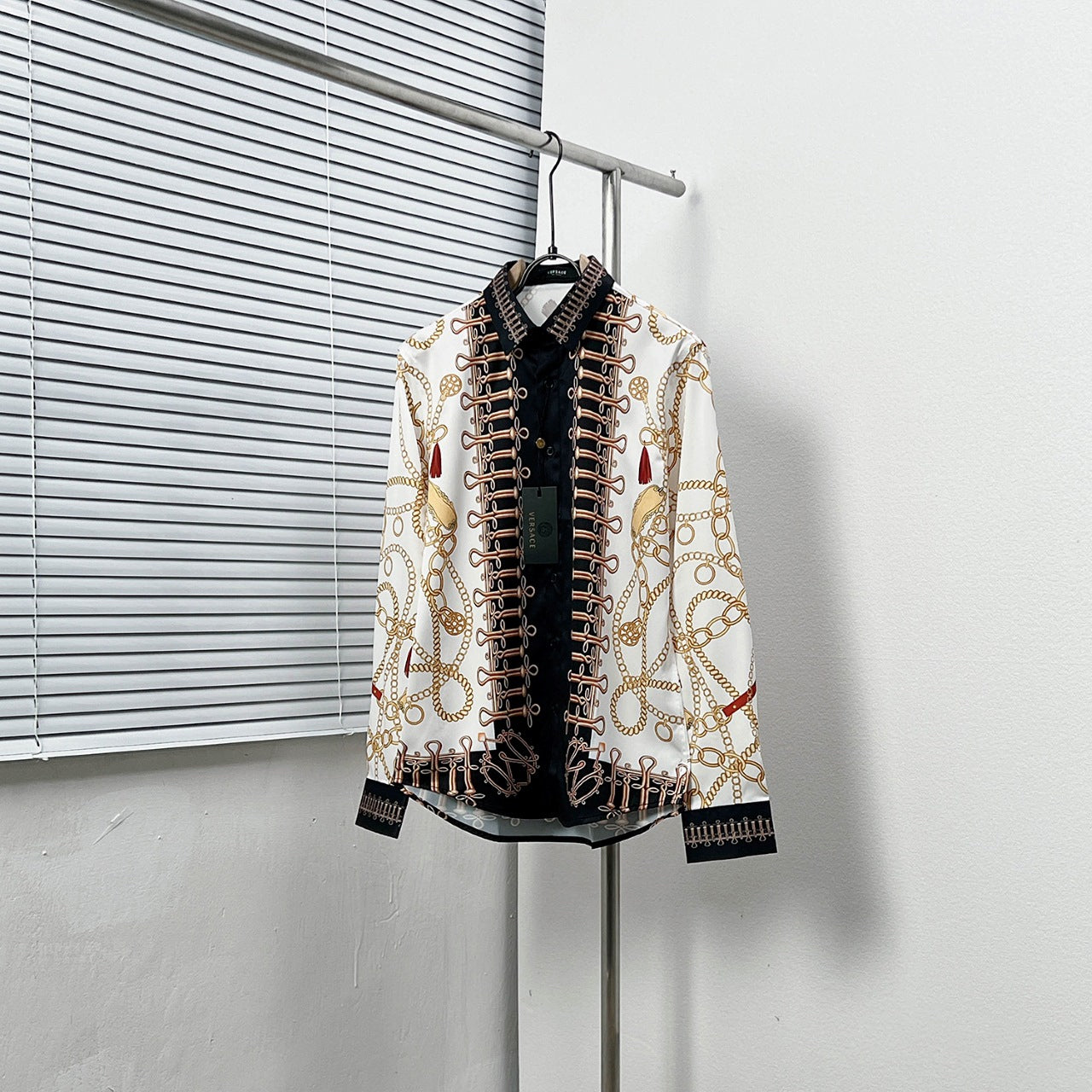 VS Printed Silk Twill Shirt 1826052808