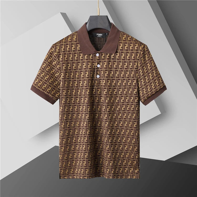 Men's printed classic short sleeved T-shirt 3D1025050606