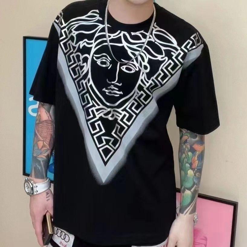 New Fashion All-match Casual Short-sleeved T-shirt Men's And Women's 1024061706