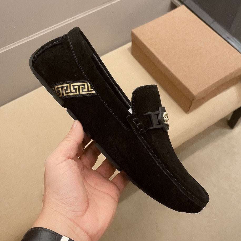 VS Medusa VeVVet Leather Driver Shoes 1824091902