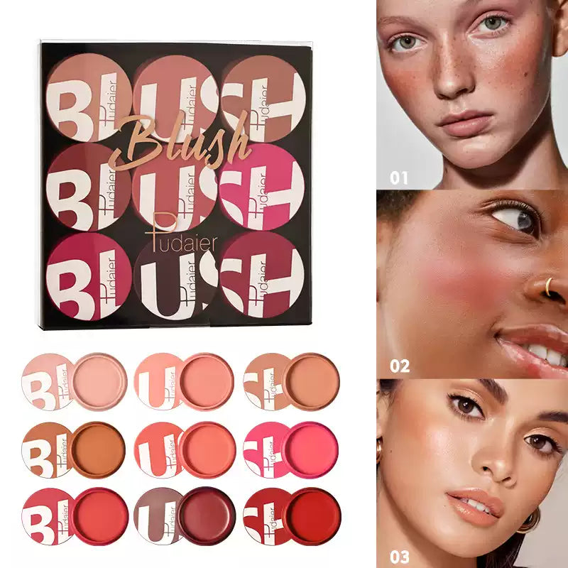 9-Color Blush Cream Set