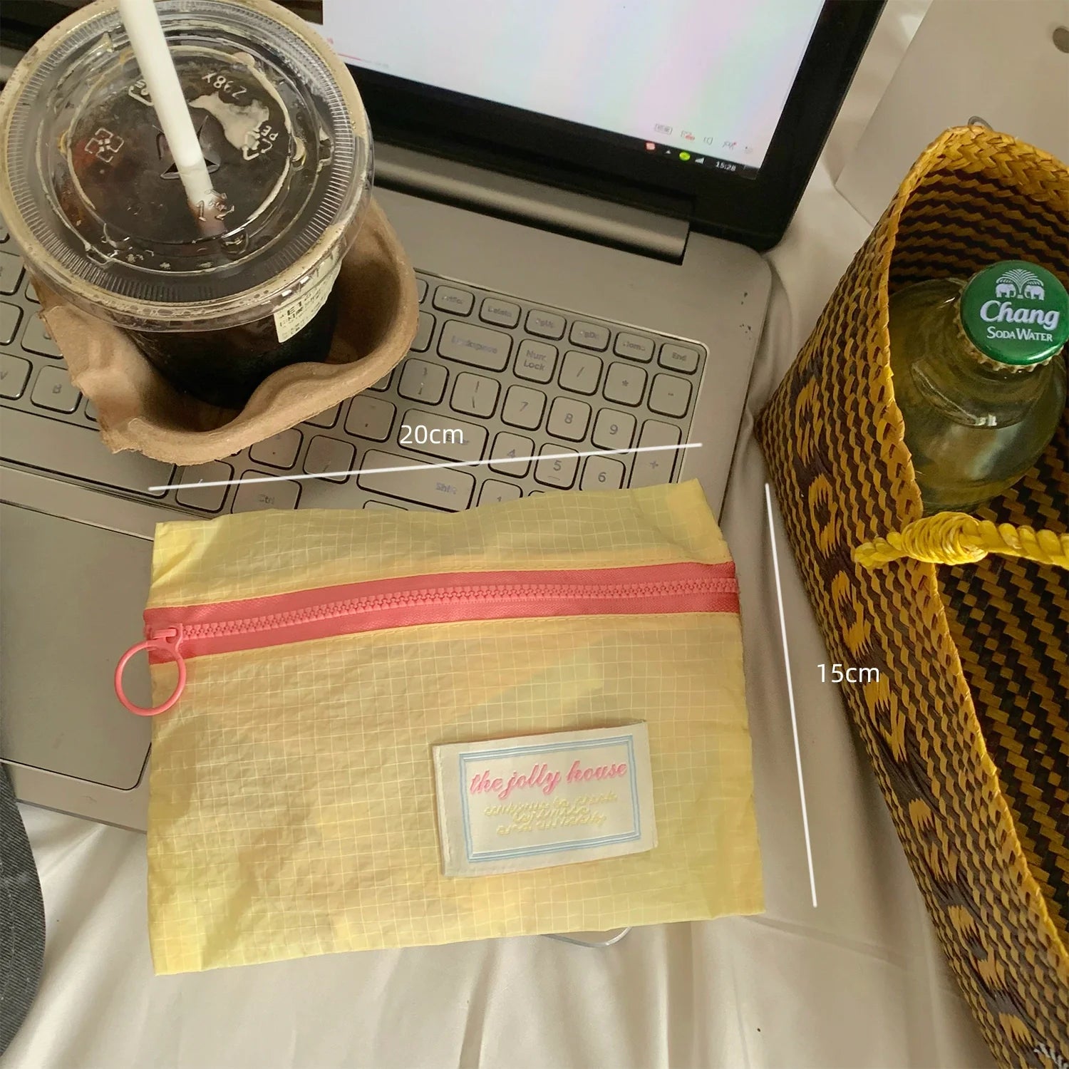 Custard Yellow Storage Bag