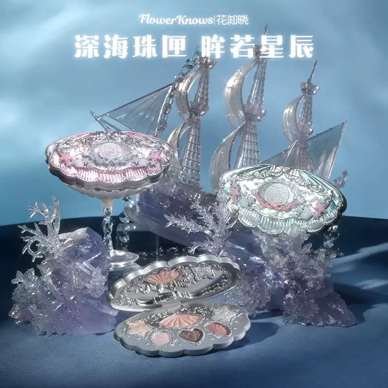 Flower Knows Shell Pearl Eyeshadow Palette