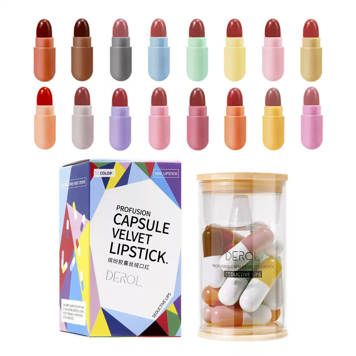 Mini Capsule Lipstick Set