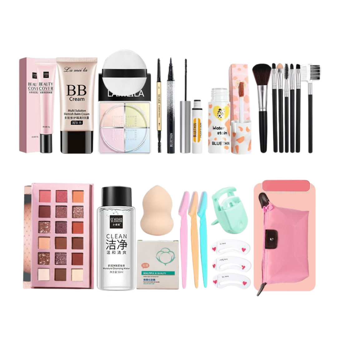Makeup Set Peach 15-Piece