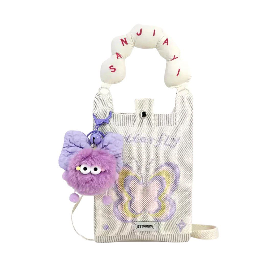 Purple Butterfly Bag