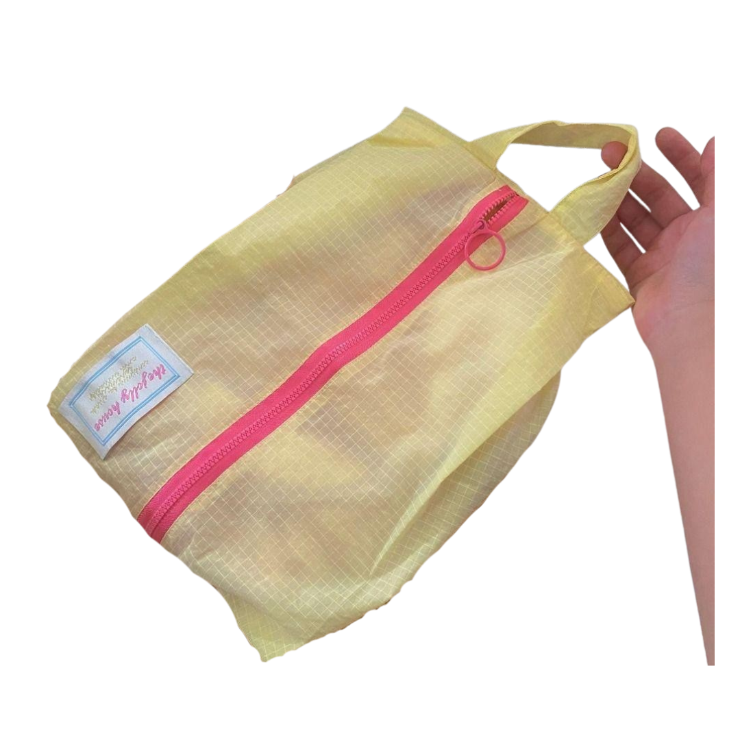 Custard Yellow Storage Bag