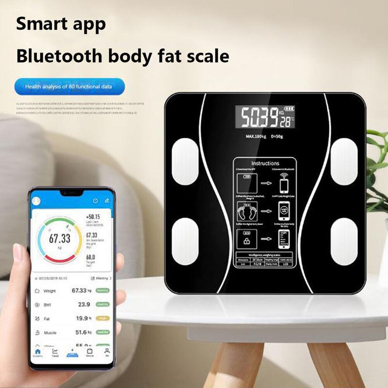 🏅NEW YEAR SPECIAL 50% OFF⏰Weight & Body Fat Smart Digital Scale🏃