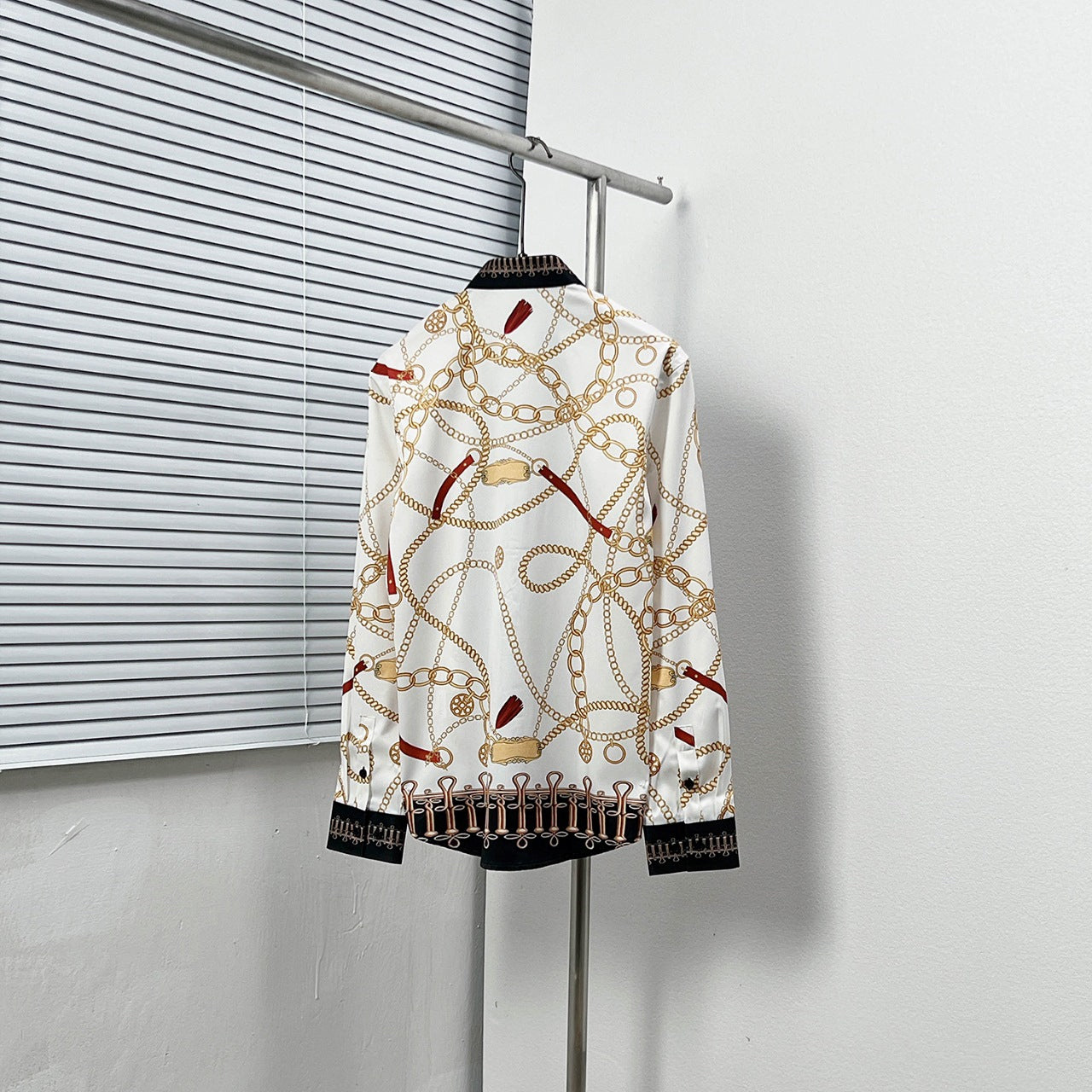 VS Printed Silk Twill Shirt 1826052808