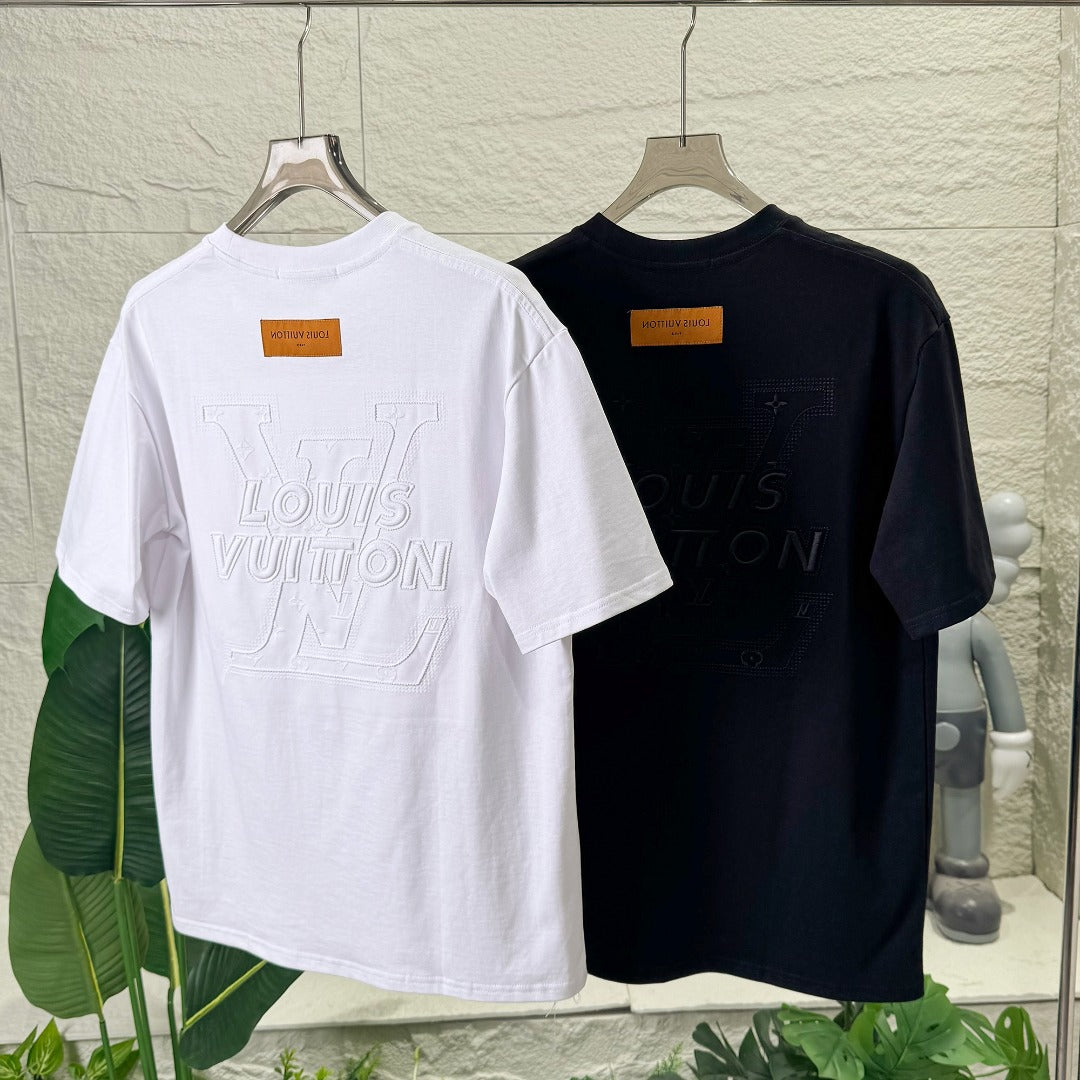 VV Embroidery letters T-shirt 1825060602
