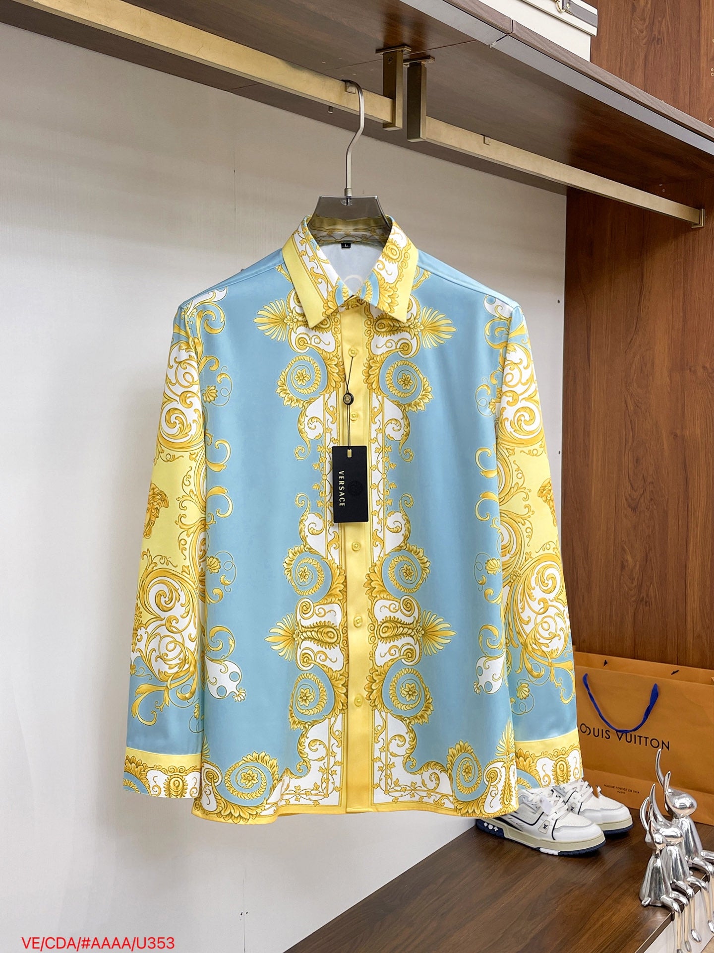 VS Printed Silk Twill Shirt 1826052806