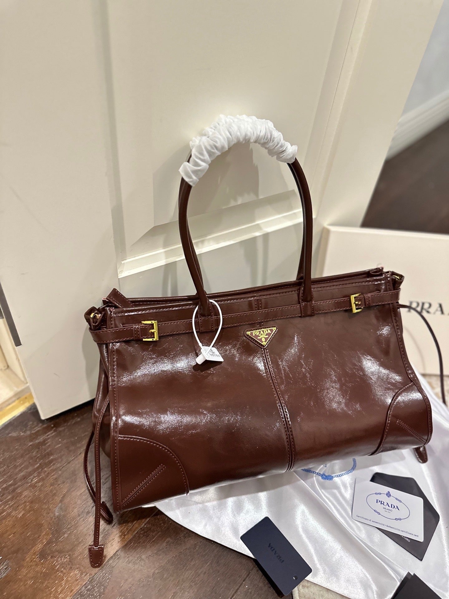 PD Bonnie oiled leather handbag 1825122506