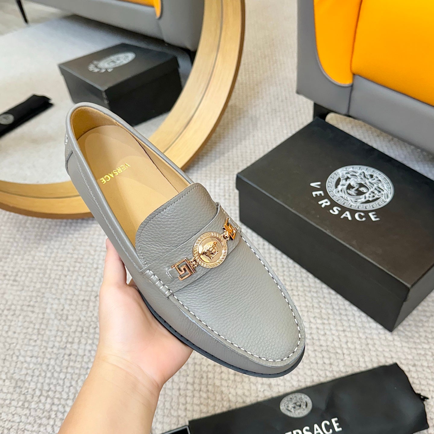VS leather loafers 1826061206