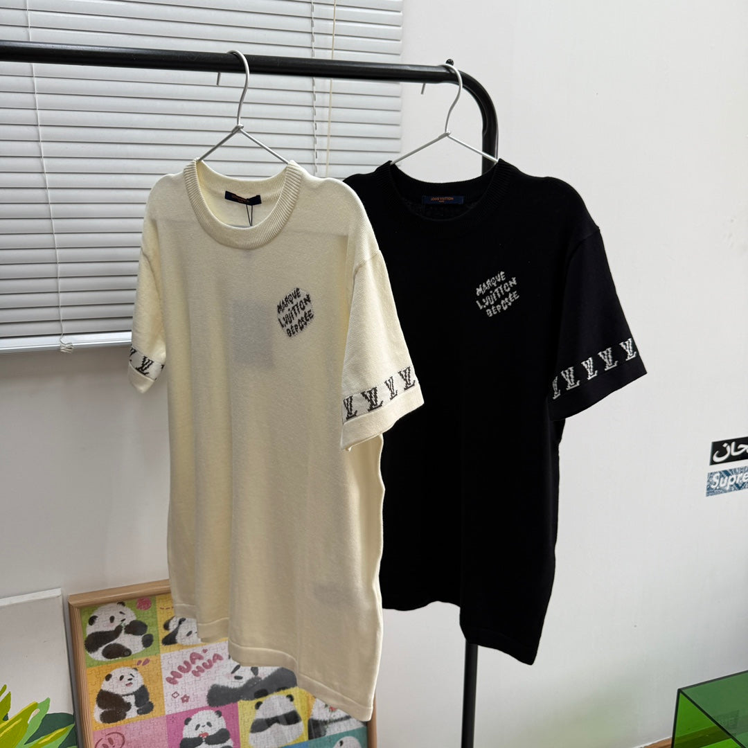 VV Knitted short-sleeved T-shirt unisex 1825052209
