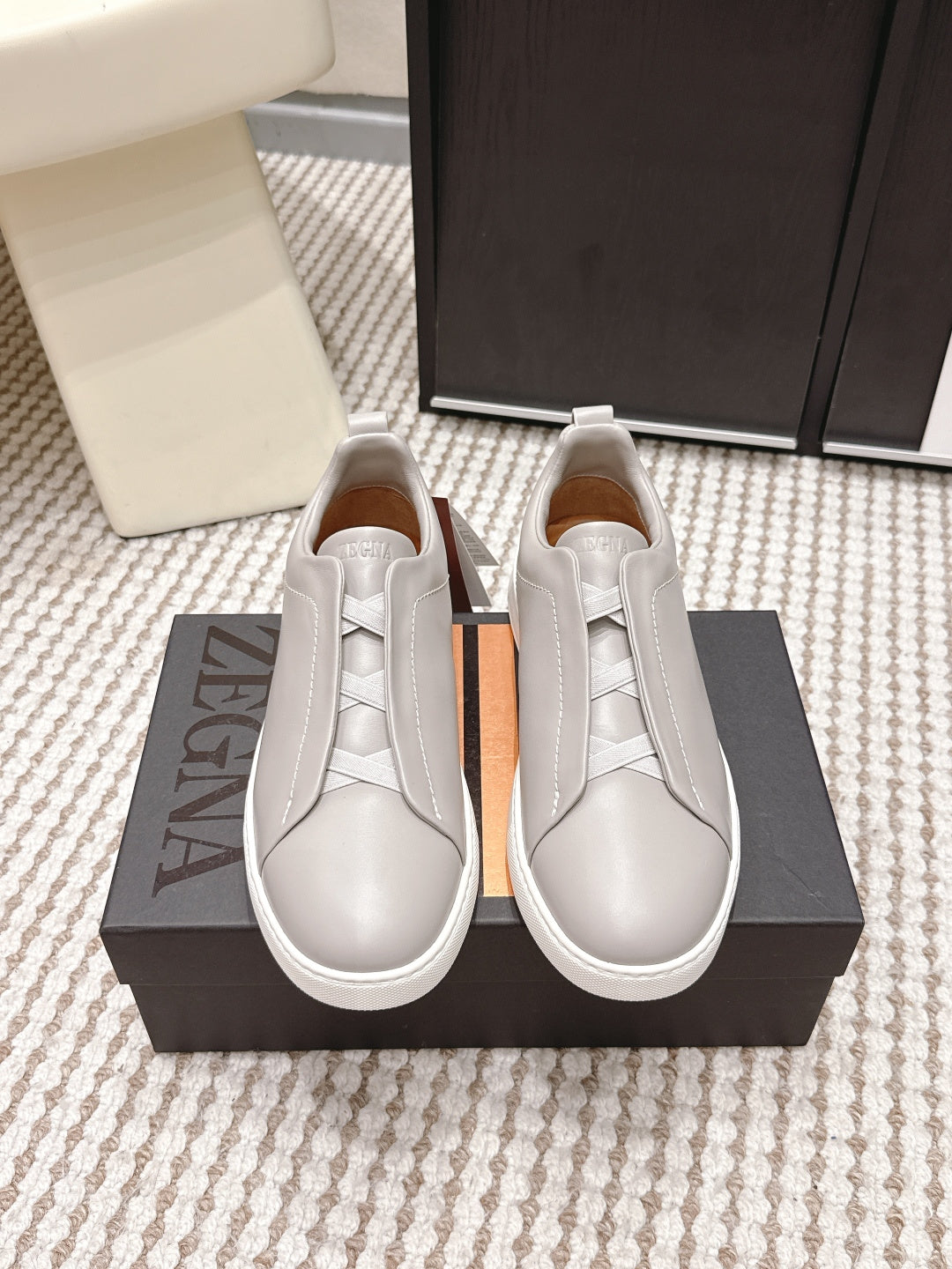 Leather Triple Stitch Sneakers 1826032602
