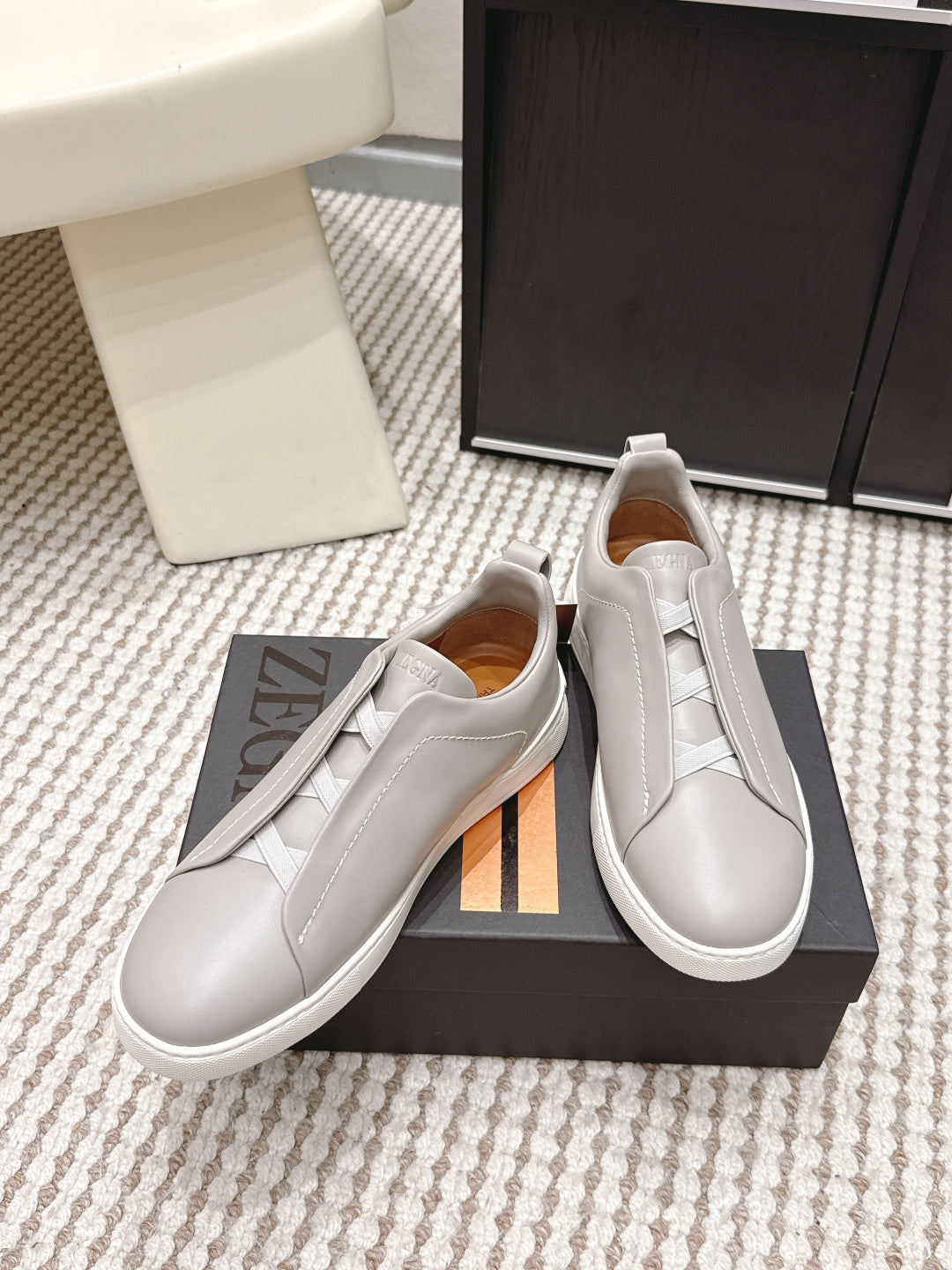 Leather Triple Stitch Sneakers 1826032602