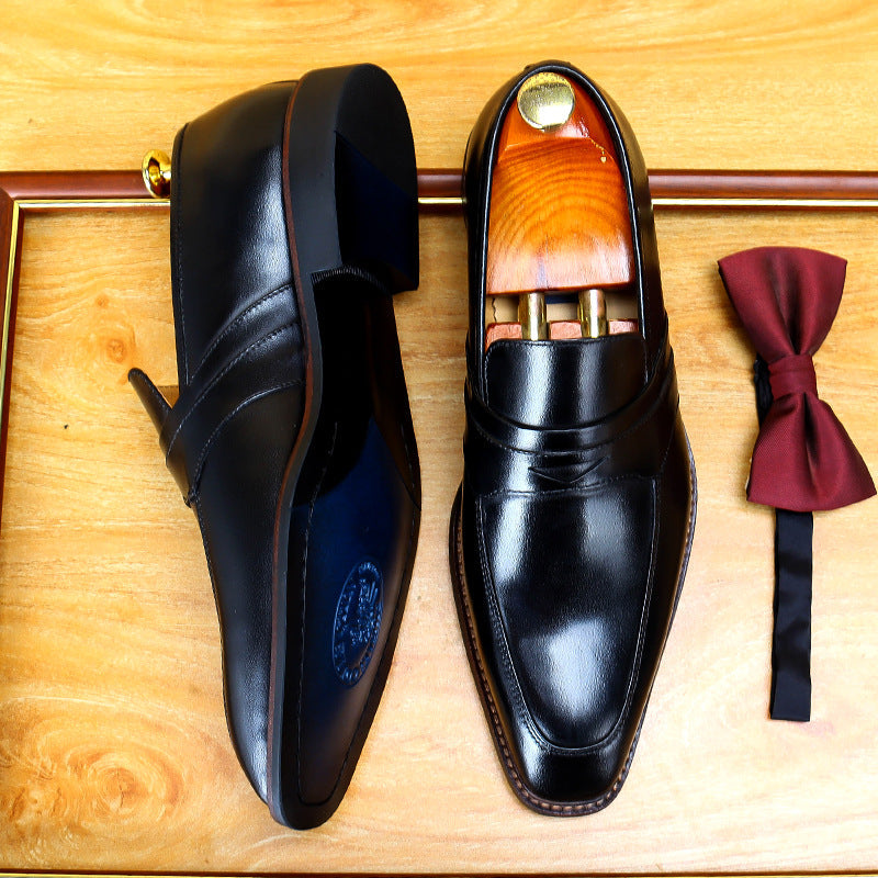 Men's Casual Loafers Two Tone Gradient Square Toe Shoes(3 colors)