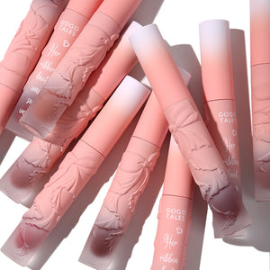 Gogotales Gogo dance relief bow lip mud velvet matte lip gloss student style affordable lipstick image 5