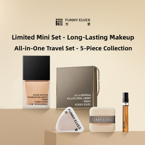 Funnyelves Fangli Makeup powder liquid foundation Oil Control Set Makeup Makeup Makeup Sample Gift Powder image 0