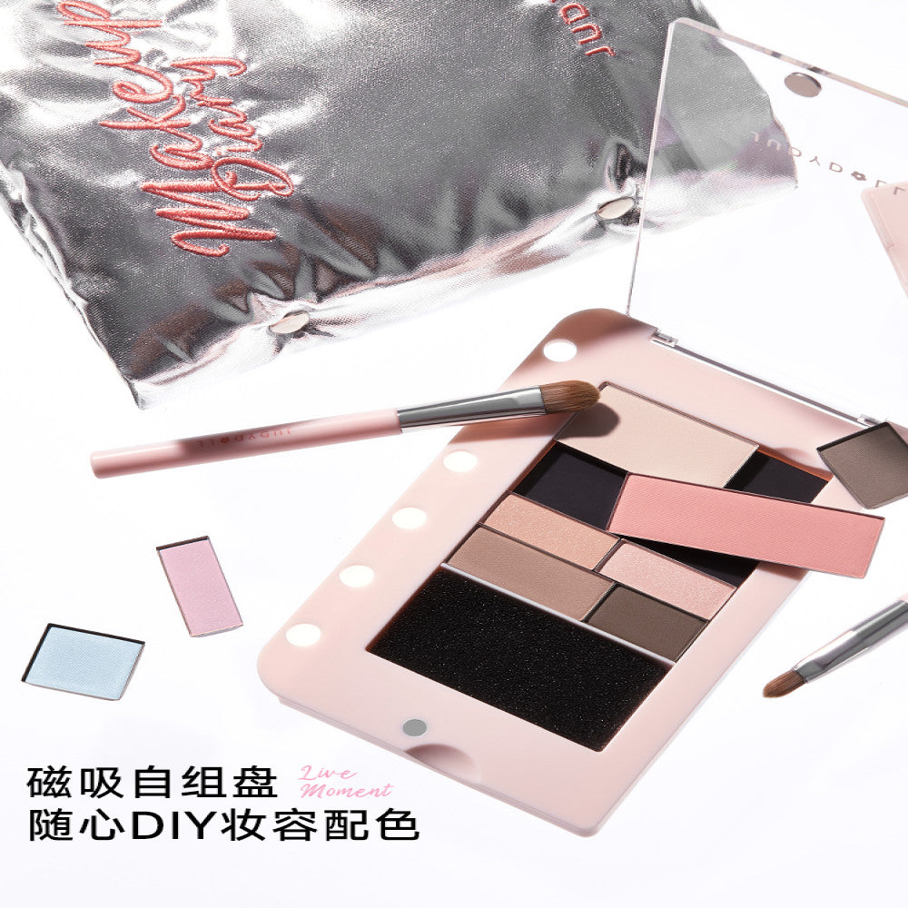 New Judydoll Orange Flower Makeup Booklet eye shadow Disk Daily Light Makeup Comprehensive Disk powder blusher Makeup image 5
