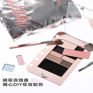 New Judydoll Orange Flower Makeup Booklet eye shadow Disk Daily Light Makeup Comprehensive Disk powder blusher Makeup image 5