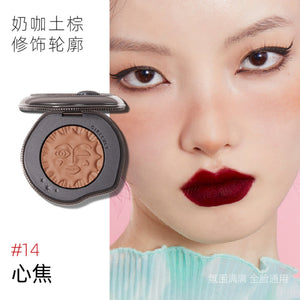 8 11 Nanyang New Girlcult Construct Emotion powder blusher Fuwa Matte Convergence Inflation Color Shaping image 19
