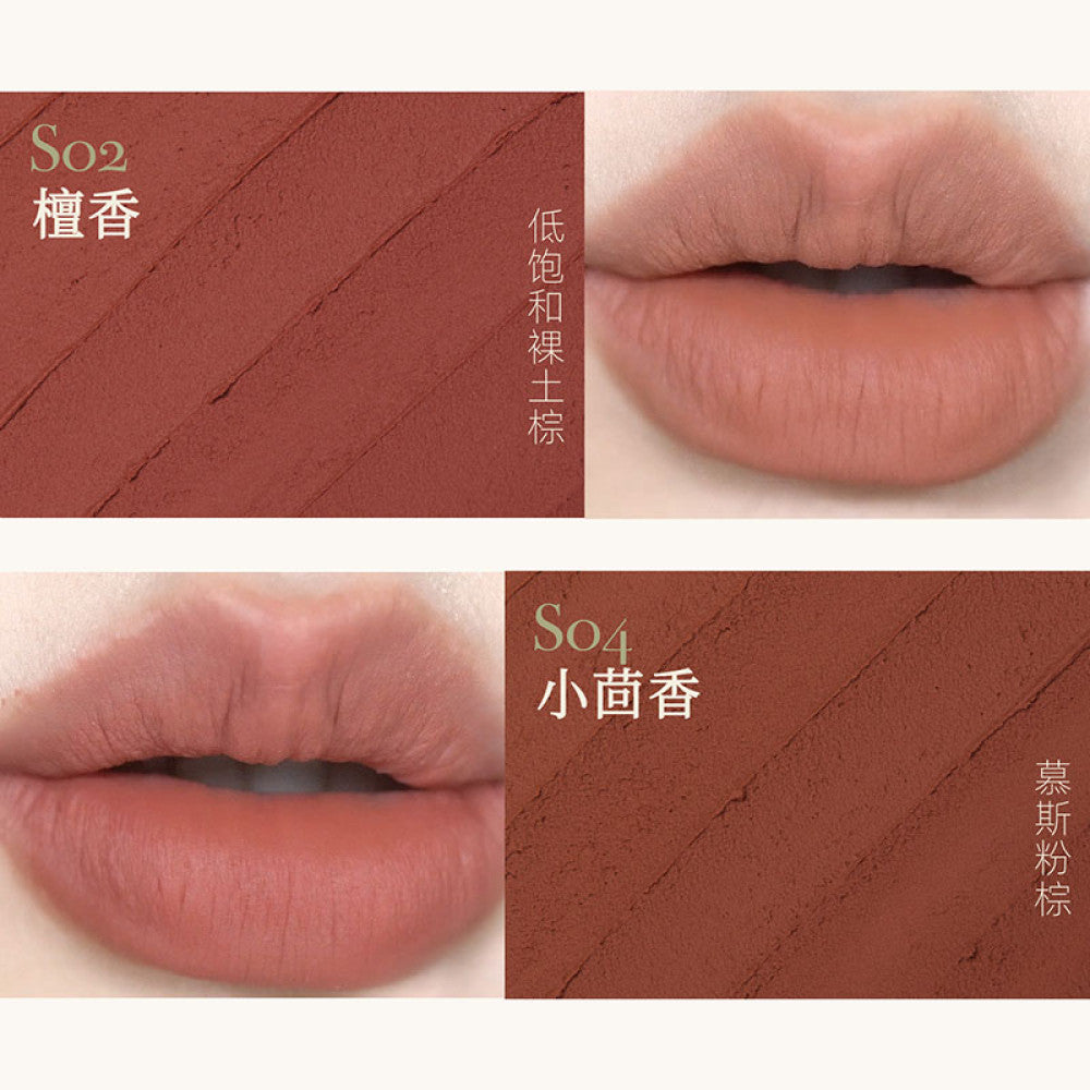 Girlculture Love Talk Matte Lipstick Mist Spring Summer No Makeup Mouth Brown Naked Color Cover Lipstick Pattern Not Easy to Stick to Cup DB image 3