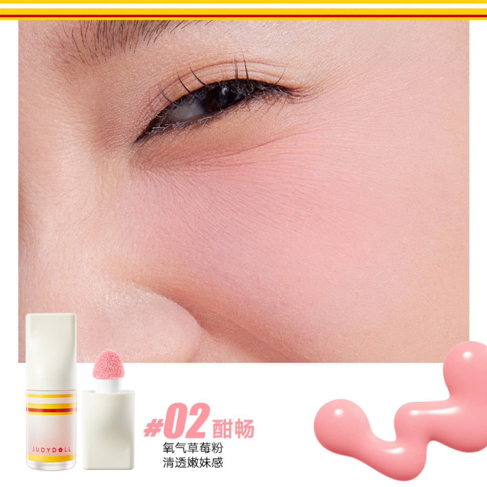 Cross product 2 pieces 10 off Judydoll Orange Blossom Orange Label Liquid powder blusher swelling and shrinking color clear and transparent with makeup image 18