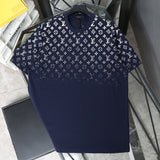 VV Gradient letter print T-shirt 1825060601