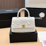CNL Camellia-Embroidered Handbag 1826031601
