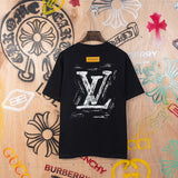 VV Front and back letter print T-shirt 1824103105