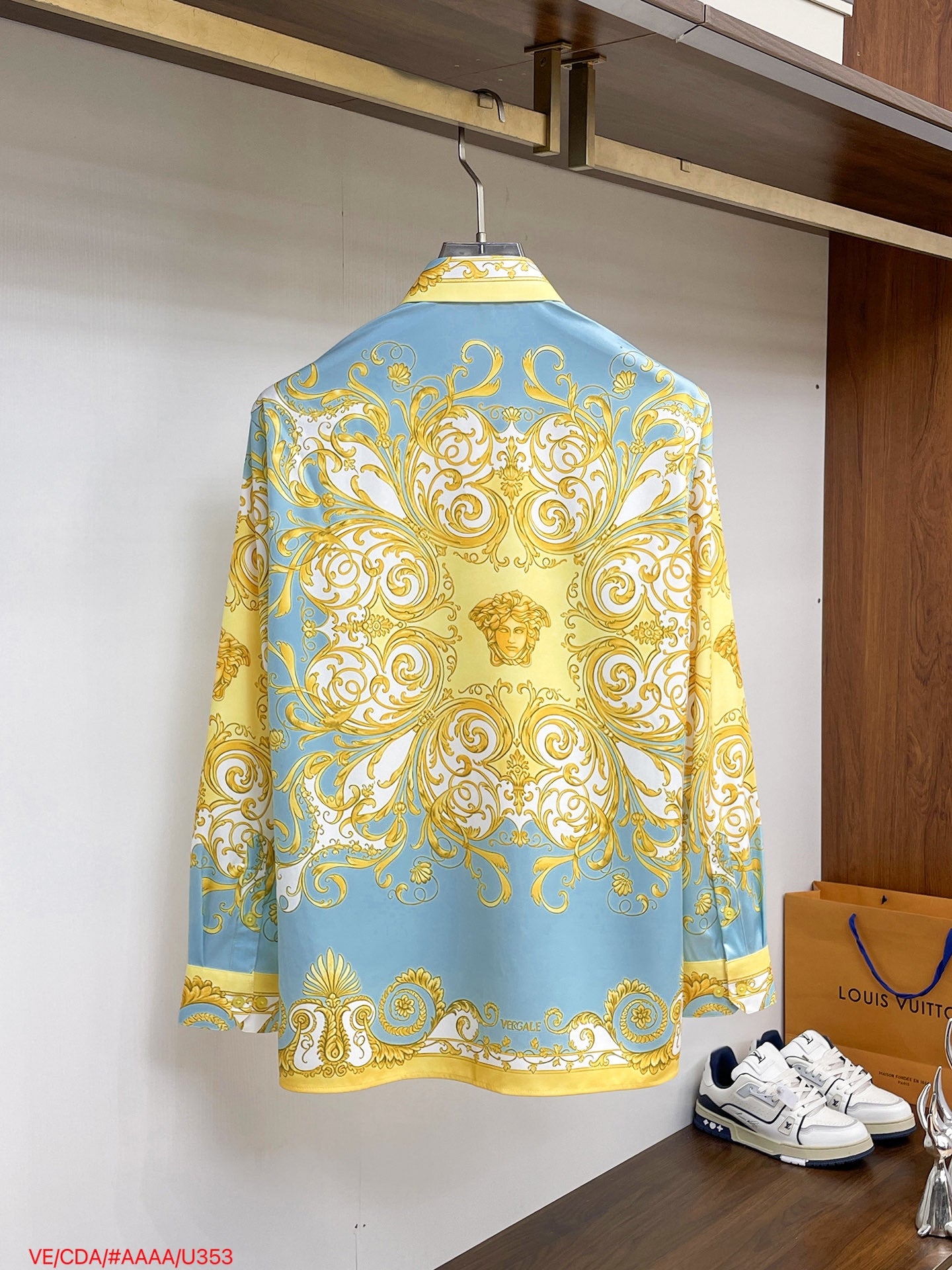 VS Printed Silk Twill Shirt 1826052806