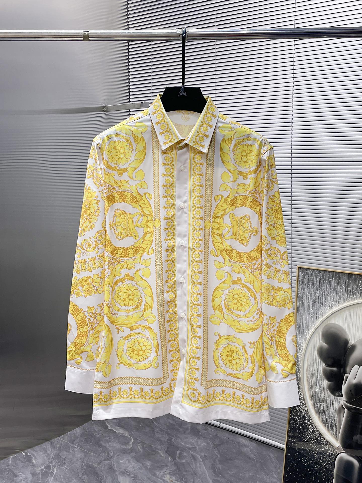 VS Printed Silk Twill Shirt 1826052811