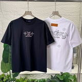VV Embroidery letters T-shirt 1825060603