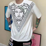 New Fashion All-match Casual Short-sleeved T-shirt Men's And Women's 1024061706
