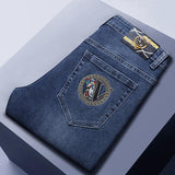 New embroidered denim trousers 1024022108