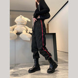 2023 new autumn classic retro printed versatile leGUIings pants PD1523092703