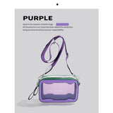 Ceekay Jelly Transparent Crossbody Bag
