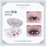 Flower Knows Shell Pearl Eyeshadow Palette